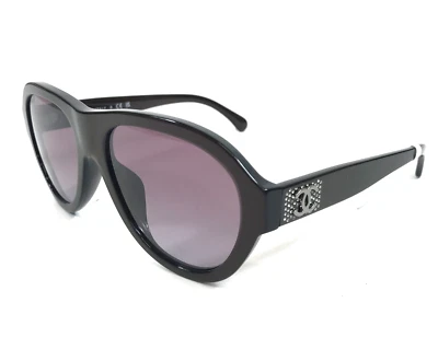 Chanel Sunglasses 5467-B-A c.1705/S1 Sparkly Glitter Purple Crystals Asian Fit - Image 1 of 4