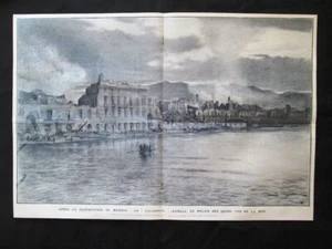 After the destruction of Messina, 1908 earthquake La Palazzata Stampa 1909 - Picture 1 of 1