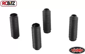 Super Scale Stoßstiefel SCHWARZ 4 Gummi Absorber Abdeckungen Stopps Schaft Verschleiß Z-S0981 - Bild 1 von 7