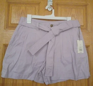 NWT A New Day Size 10 Womens Stretch Elastizado Shorts Purple - Picture 1 of 9