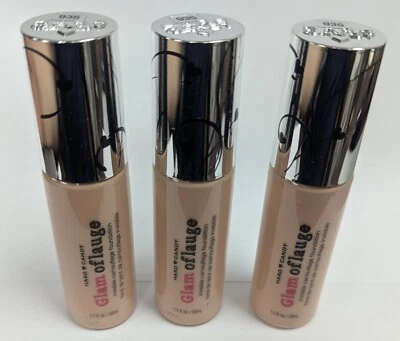 LOT OF 3 HARD CANDY GLAMOFLAUGE INVISIBLE CAMOUFLAGE FOUNDATION 935 MEDIUM 1.1oz - Image 1 of 4