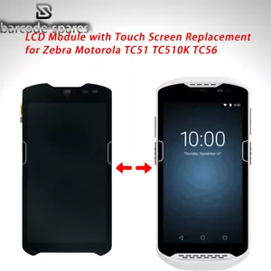 Pour Zebra TC51 TC56 TC510K TM050JDHG33 Ecran LCD avec écran tactile Neuf - Photo 1/6
