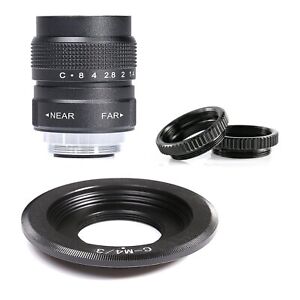 Fujian 25mm f/1.4 C Mount CCTV Lens for Olympus Panasonic Micro 4/3 m4/3 cameras