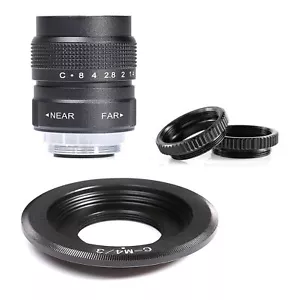 Fujian 25mm f/1.4 C Mount CCTV Lens for Olympus Panasonic Micro 4/3 m4/3 cameras - Picture 1 of 5