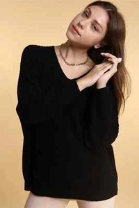 Sweatshirt Langarmshirt Pullover Strickpullover Stricksweater Einheitsgröße - Bild 1 von 5