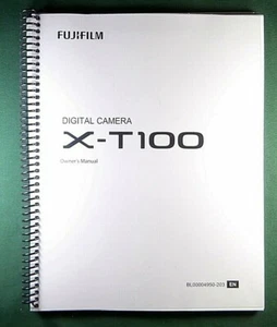 Fujifilm X-T100 Owner's Manual: Full Color & Protective Covers! - Picture 1 of 1