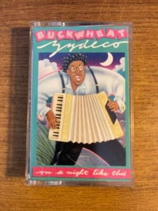 BUCKWHEAT ZYDECO ON A NIGHT LIKE THIS CASSETTE TAPE TESTED LATE NITE BARGAIN! - Picture 1 of 2