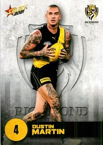 2021 RICHMOND TIGERS AFL Card DUSTIN MARTIN Footy Stars - Picture 1 of 2