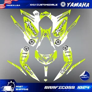 Yamaha Raptor 700 700R graphics kit 2013 2014 2017 to 2025 decals stickers atv - Picture 1 of 2