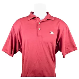 Peter Millar Sommer Comfort Poloshirt Golf Freizeit Mammut Dünen Logo L - Bild 1 von 8