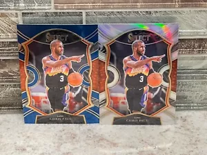 2 Cards - 2020-21 Select Concourse #10 Retail Blue & Silver Prizm CHRIS PAUL PWE - Picture 1 of 2