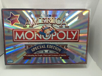 Monopoly America Tribute Special Edition Parker Brothers 2002 (NEVER PLAYED) - Image 1 of 4