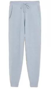 M&S AUTÓGRAFO GRIS AZUL PURO CACHEMIRA TOBILLO CÓNICO GRABADOR CORREDOR - Imagen 1 de 3