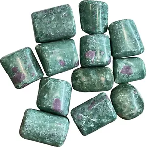 Cristal curativo rubí fuschite piedra única 2-3 cm chakra corazón amor propio - Imagen 1 de 7