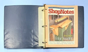 Lot of 6 ShopNotes Magazines Volume 7, Issue Nos. 37-42 w/Binder Woodworking - Picture 1 of 15