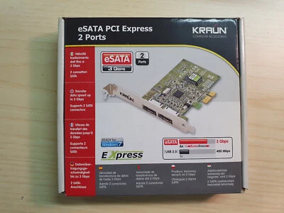 eSATA PCI Express 2pt - Kraun - Immagine 1 di 2