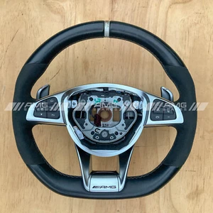 Genuine Mercedes OEM AMG W205 X253 C63s GLC63s steering wheel #102 A2054602603 - Picture 1 of 9