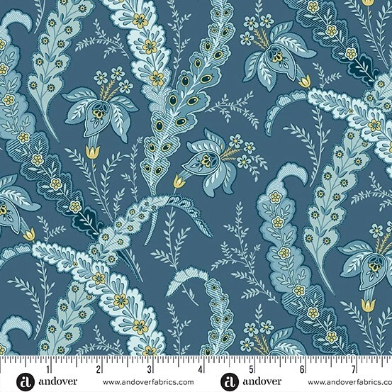 Edredones para canasta de lavandería Beach House by Andover - cinta azul de vidrio #1164-B Foto 1 de 1