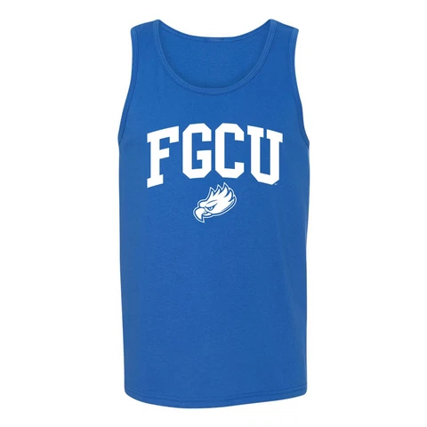 FGCU Arch Logo Tank Top - Royal Cover