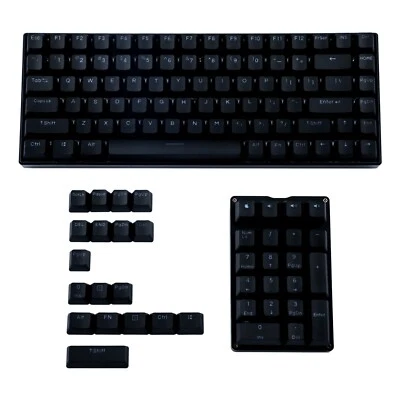 122 Black Backlit Keycaps(Double Shot OEM Profile/104 87 84 68 Using) - Image 1 of 4