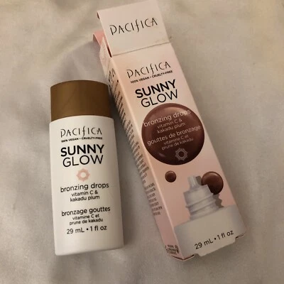 Gotas bronceadoras Pacifica Sunny Glow vitamina C y ciruela cacatúa 29 ml nuevas en caja Foto 1 de 4
