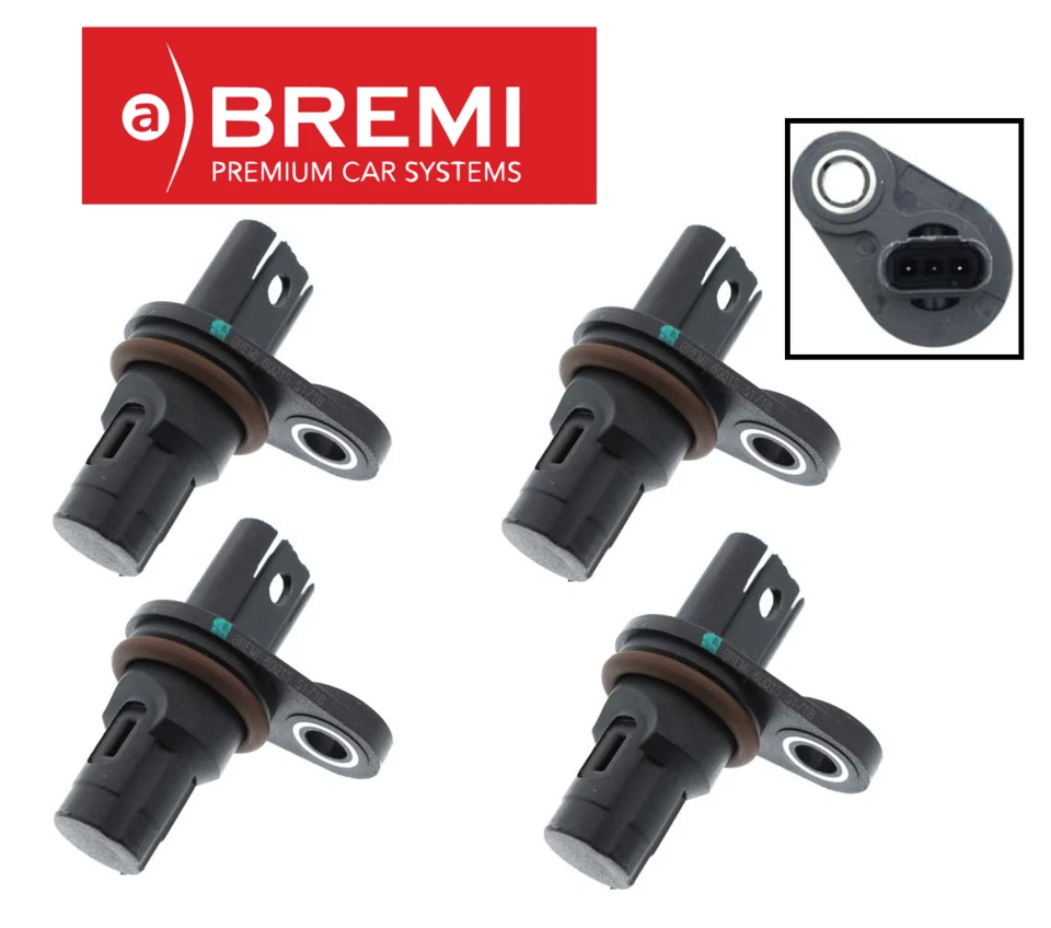 Camshaft Cam Position Sensor 4pcs OE Bremi for BMW V8 550i 650i 750i M5 M6 X5 X6 - Image 1 of 1