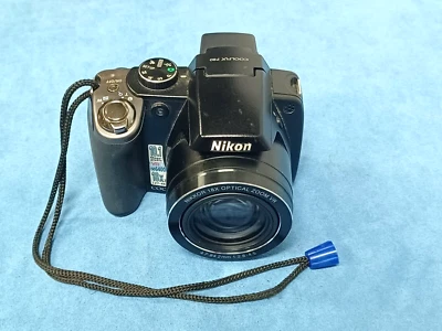 Nikon COOLPIX P80 Digital Camera Black No Battery Untested AS-IS - Image 1 of 4