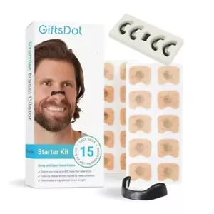 Magnetic Anti Snore Nose Clip Stop Snoring Better Sleep Nasal Dilator Kit Box - Picture 1 of 4