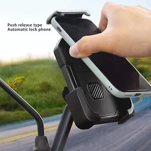 Electric Scooter Phone Holder Shock Absorption High Strength ABS for Scooter - Picture 1 of 12