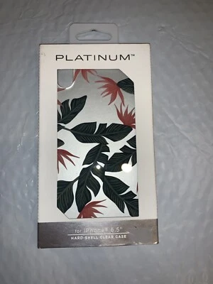 Capa rígida platina para smartphone Apple iPhone XS Max palmeiras transparente - Imagem 1 de 4