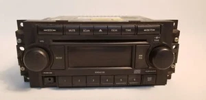 OEM FACTORY 2004 - 2010 Chrysler Dodge Jeep Radio CD Mp3 REF w/ AUX P05064173AM - Picture 1 of 7