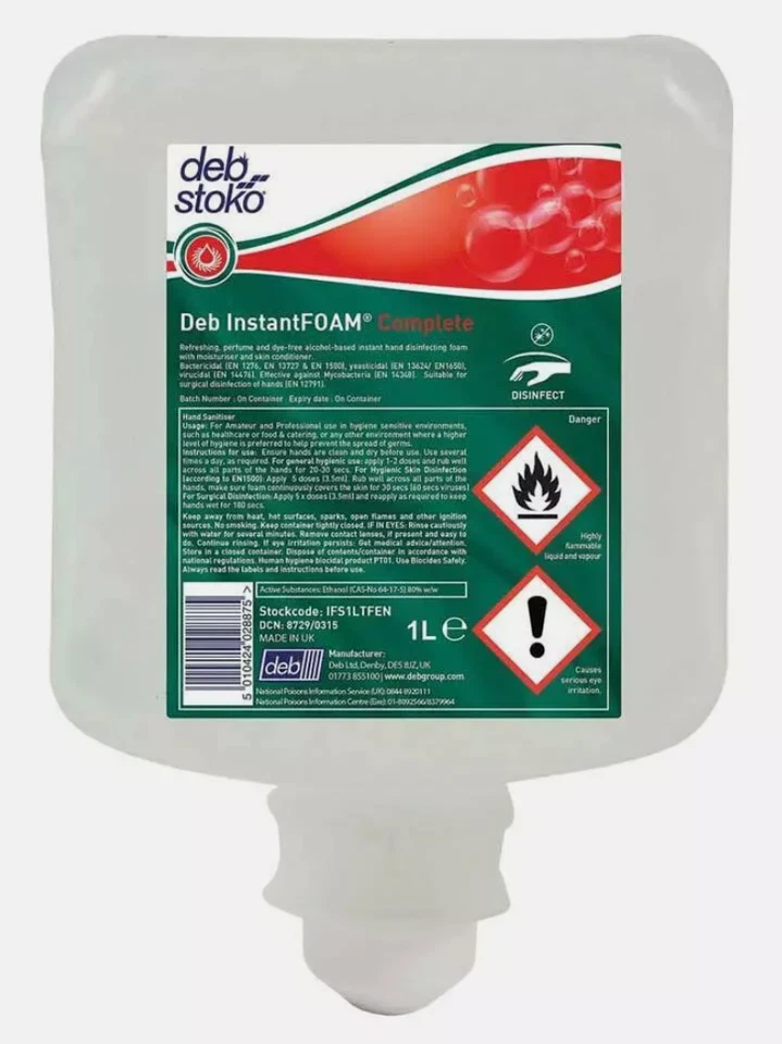 SCJ PROFESSIONAL Deb InstantFOAM® Complete desinfektionsschaum 1 liter