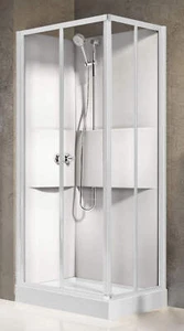 Novellini Media 2.0 A Standard 100x80 Box Doccia Termostatico Trasparente Bianco - Foto 1 di 6