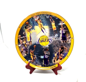 Danbury Mint Los Angeles Lakers 2002 NBA Champions Plate Kobe and Shaq 12" - Bild 1 von 15