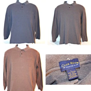 3- CLUB ROOM Herren Pullover Shirt Größe L Langarm 2 Knöpfe mit Fronttasche - Bild 1 von 12