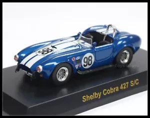 KYOSHO EE. UU. COCHE DEPORTIVO MINICAR COLECCIÓN 2 Shelby Cobra 427 S/C 1/64 Azul Nuevo - Imagen 1 de 9