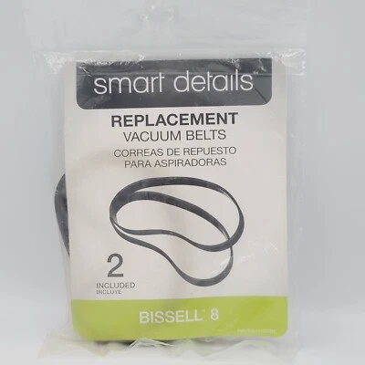 Bissell Smart Details Repuesto Bissell 8 Cinturones de Aspiración Pack de 2 Nuevas Foto 1 de 4