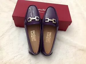 Neu im Karton Salvatore Ferragamo Fly Halbschuhe aus Lackleder - Bild 1 von 13