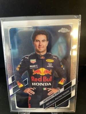 2021 Topps Chrome Formula 1 F1 Sergio Perez Racer #4 - Image 1 of 4