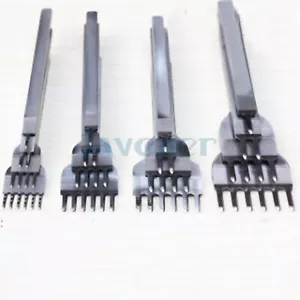 3/4/5/6mm 1/2/4/6 prong Diamond Hole Stitching Handwork Leather Tool White Steel - Picture 1 of 37