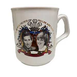 Prince Charles & Lady Diana Wedding Tea Coffee Cup Made In England British Royal - Picture 1 of 4