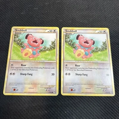 Snubbull 71/95 Call of Legends Pokemon Card Common 2011 2 - Image 1 of 4