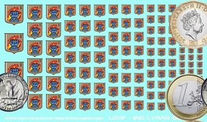 Lyran Commonwealth - 2nd Lyran Guards - Waterslide Decals for Battletech - Bild 1 von 1