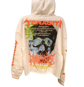 Tenaciti Oversized Sweatshirt Small Cotton Terry  Authentic Streewear Graphics - Picture 1 of 13