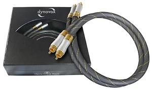 DYNAVOX HIGHEND-STEREO-CINCHKABEL 2 x 1,5 m Koaxialkabel - Bild 1 von 8
