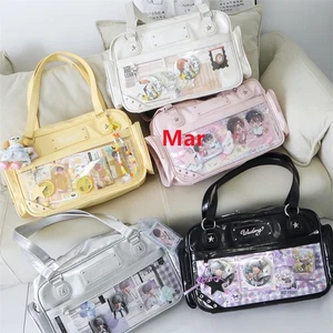 Original Large Capacity Single Transparent Pain Bag Crossbody Shoulder Bag - Picture 1 of 17