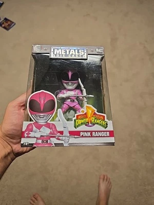 4" Metales Die Cast Mighty Morphin Power Rangers Pink Ranger M403 Jada Nuevo  Foto 1 de 2