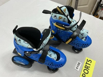 Boys Roller Derby Roller Skates Y 11-2 Blue Wales Adjustable NWOT  - Image 1 of 4