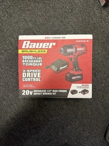 NUEVO Bauer 20v sin escobillas 1/2” alto par llave de impacto KIT 70960 2085CR-B1 - Imagen 1 de 1