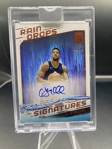 2023-24 Topps 3 Basketball CJ McCollum Red On-Card Auto /5 Rain Drops RS-CM - Picture 1 of 2